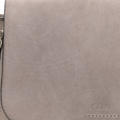 Chloe Suede Calfskin Medium Faye Backpack Motty Grey 8 of 11