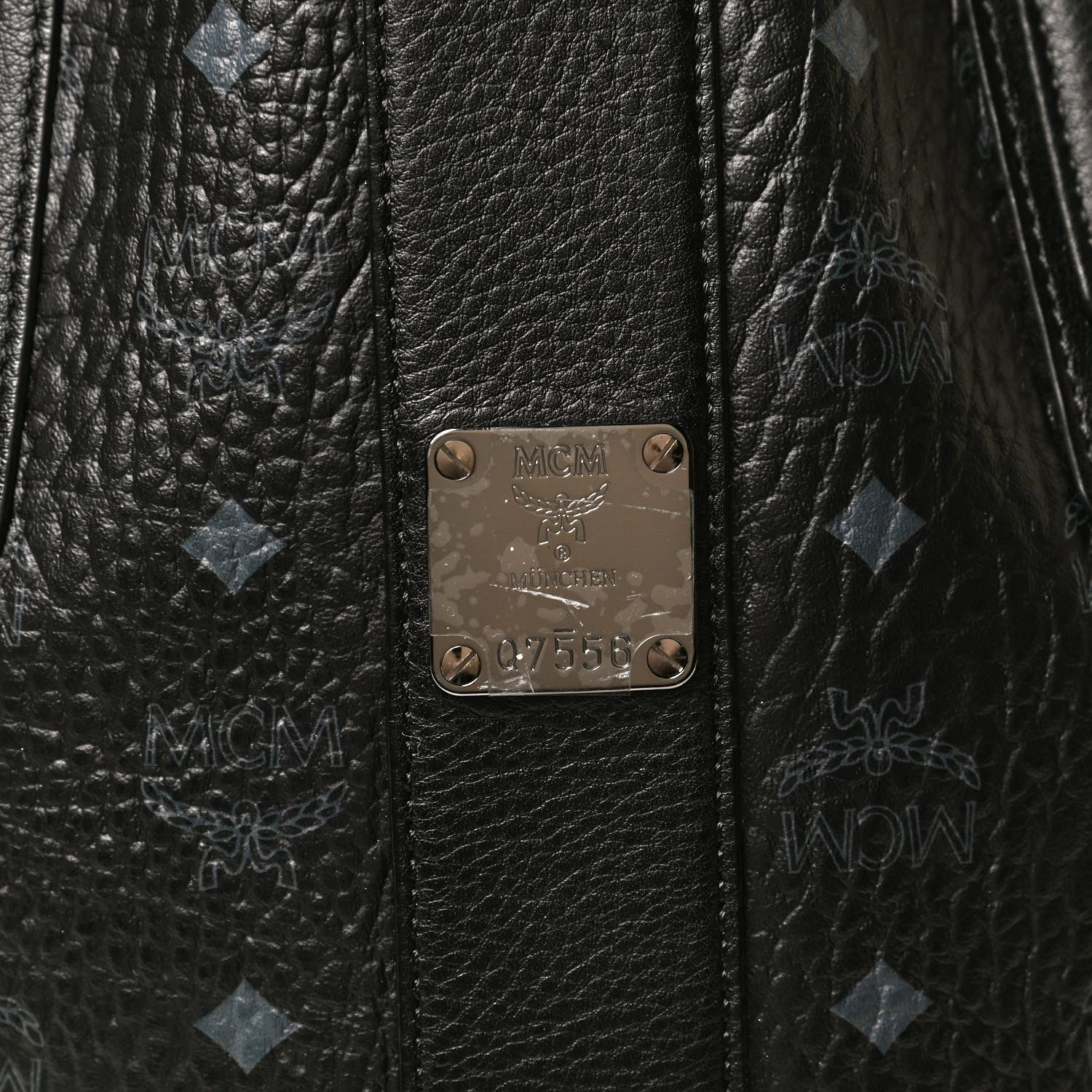 MCM Visetos Medium Liz Reversible Shopper Tote Black 6 of 21