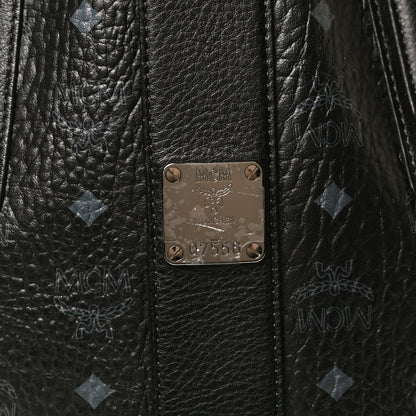 MCM Visetos Medium Liz Reversible Shopper Tote Black 6 of 21