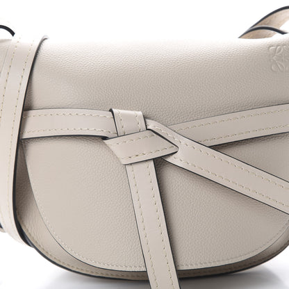Loewe Grained Calfskin Small Gate Crossbody Bag Light Oat 7 of 9