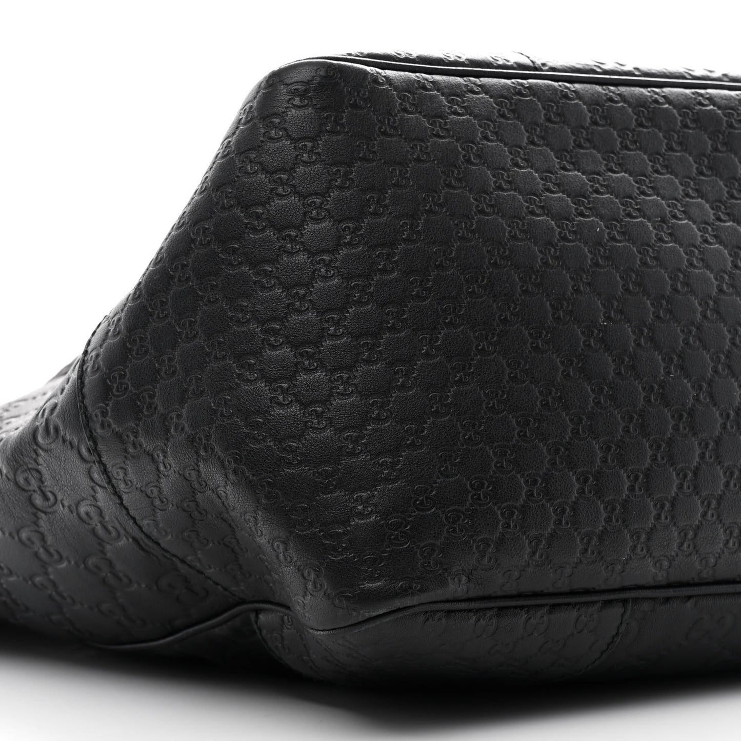 Guccissima Medium Bree Zippered Tote Black