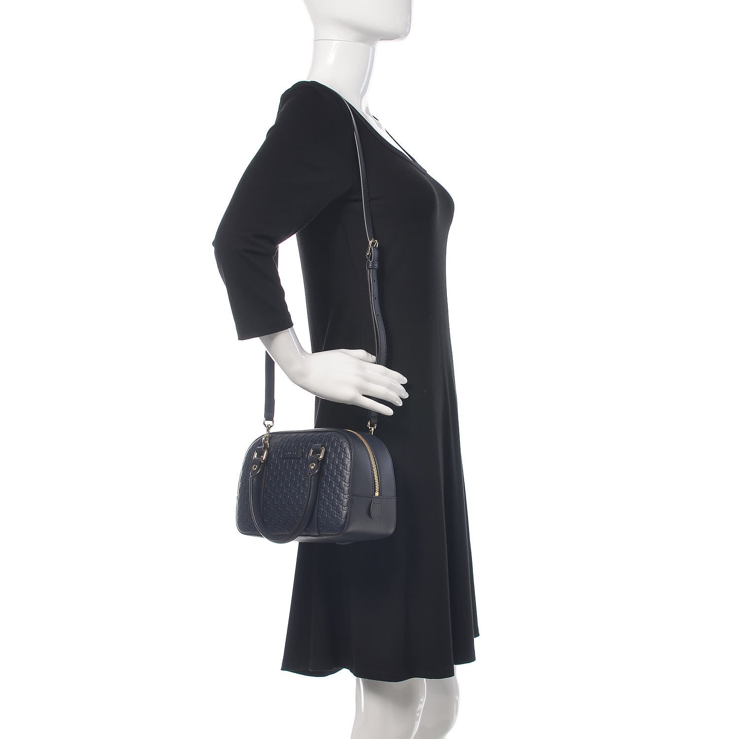 Gucci Soft Microguccissima Small Crossbody Bag Blue 2 of 9