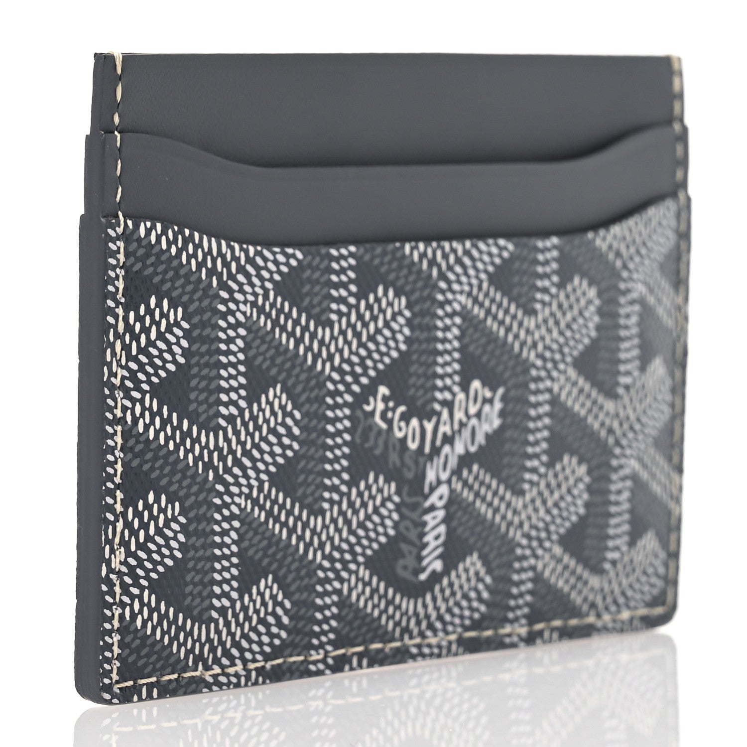 Goyard Goyardine Saint Sulpice Card Holder Grey 3 of 8