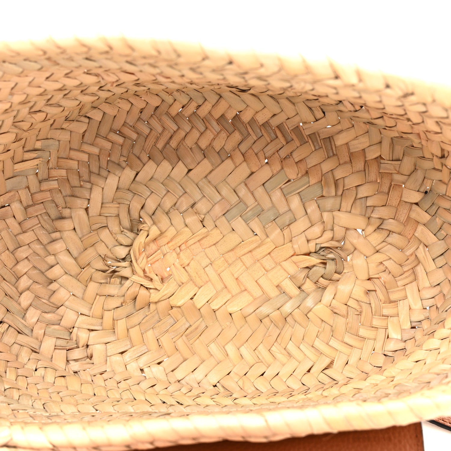 Chloe Raffia Calfskin Marcie Basket Tan 5 of 9