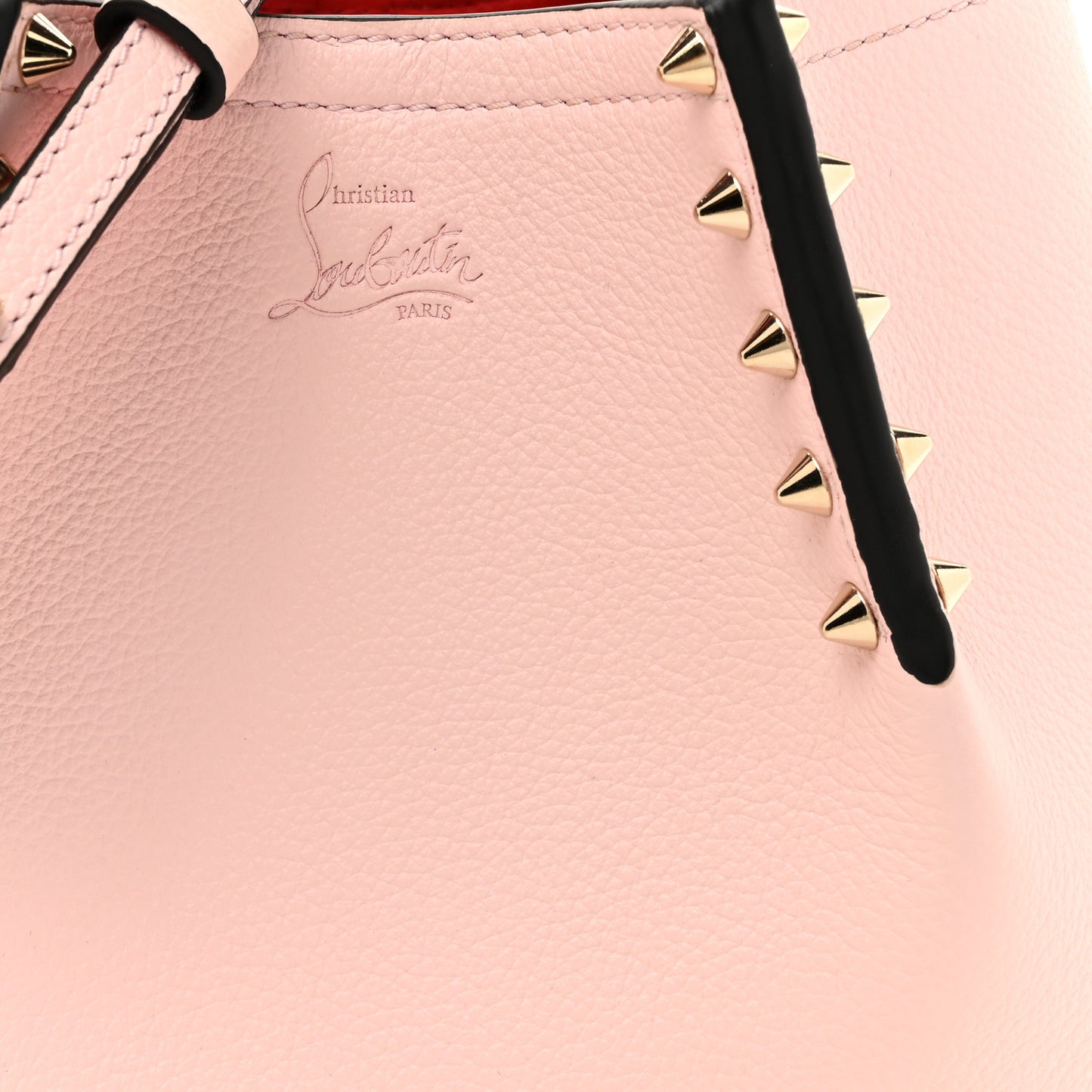 Calfskin Empire Spiked Mini Cabarock Shopper Tote Poupee