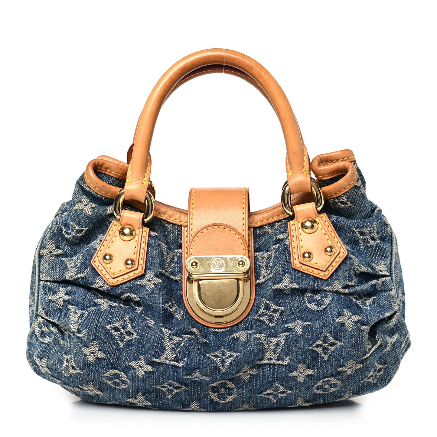 Monogram Denim Pleaty Blue