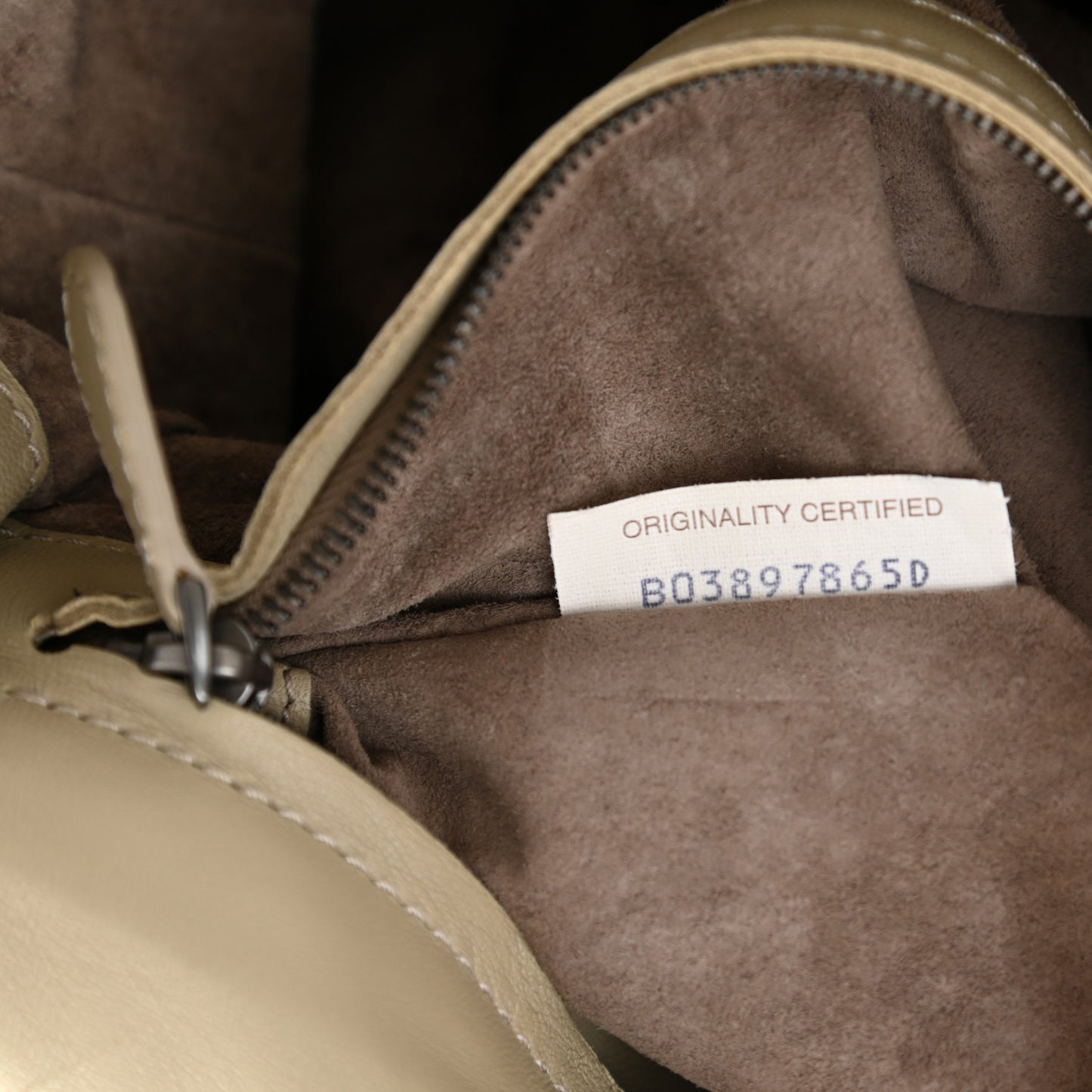 Nappa Intrecciato Mini Flap Crossbody Porridge