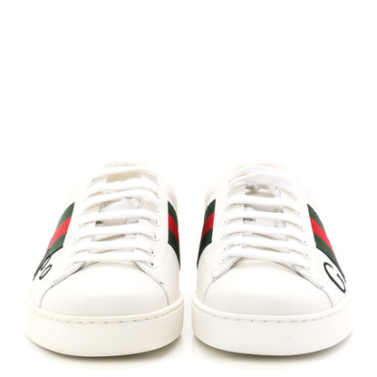 Gucci Calfskin Gucci 100 Mens Ace Sneakers 6 White Hibiscus Red 6 White Hibiscus Red 3 of 10