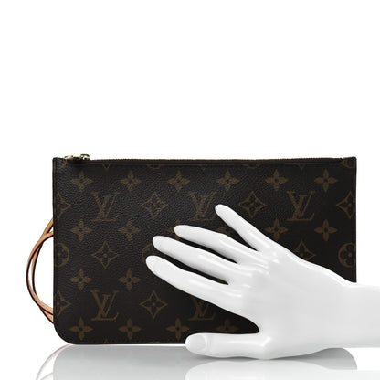 Louis Vuitton Monogram Neverfull MM GM Pochette 2 of 8