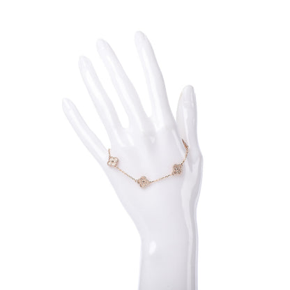 Van Cleef & Arpels 18K Rose Gold 6 Motifs Sweet Alhambra Bracelet 2 of 7