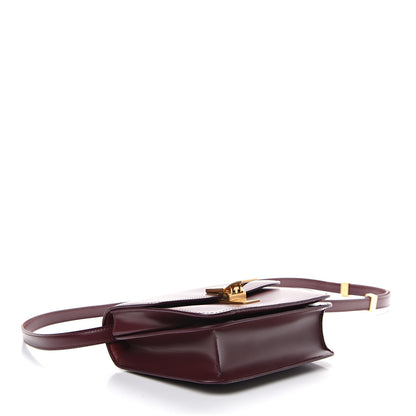 Celine Box Calfskin Teen Classic Box Flap Bag Burgundy 3 of 9