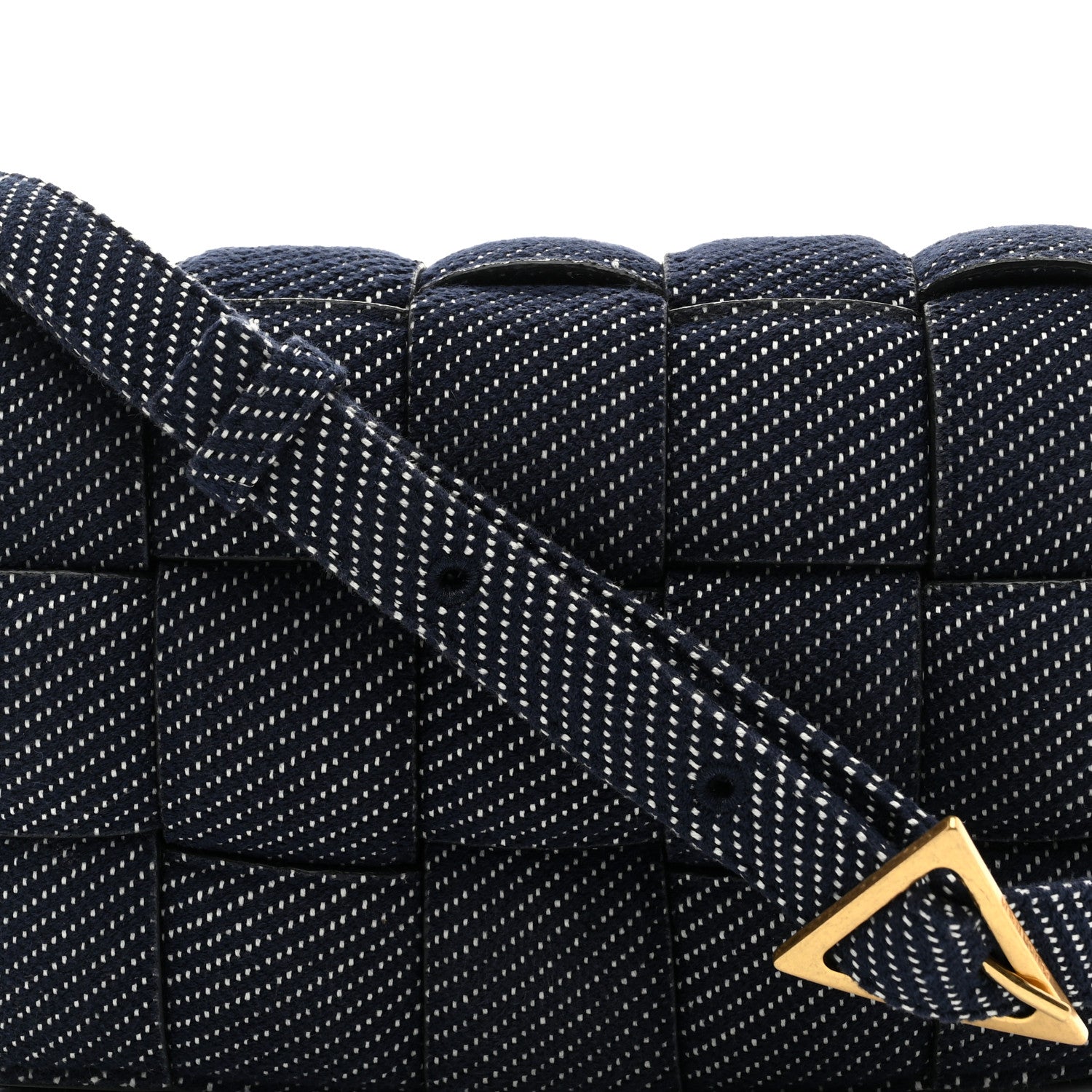 Bottega Veneta Denim Maxi Intrecciato Padded Cassette High Frequency Crossbody Bag Indigo 8 of 10