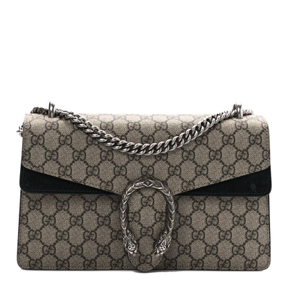 Gucci GG Supreme Monogram Small Dionysus Shoulder Bag Black 1 of 10