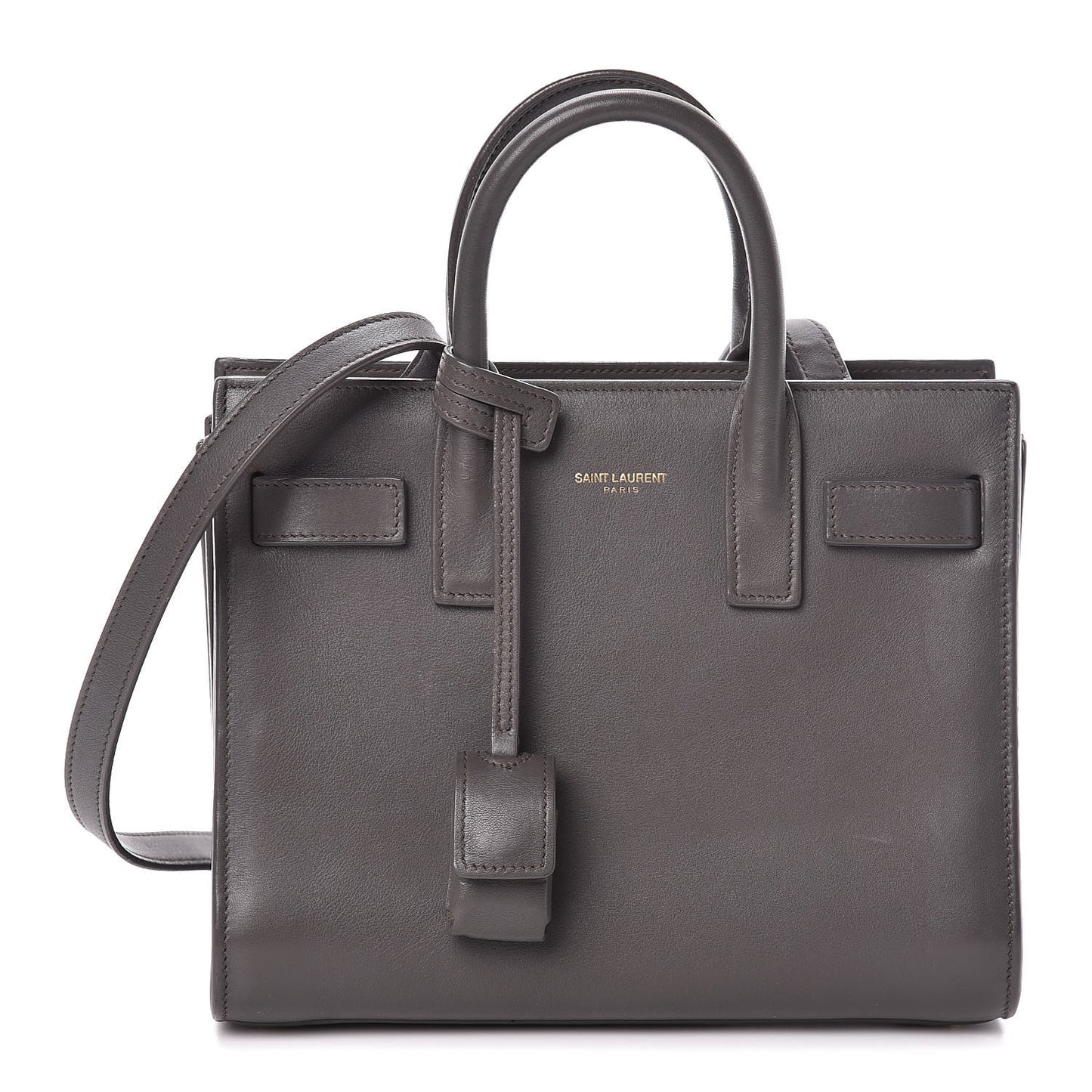 Calfskin Nano Sac De Jour Fog