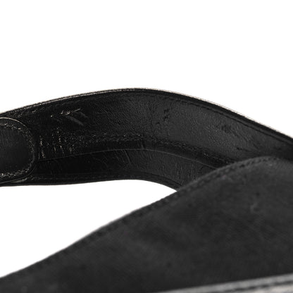 Salvatore Ferragamo Calfskin Cut Out Top Handle Black 10 of 11