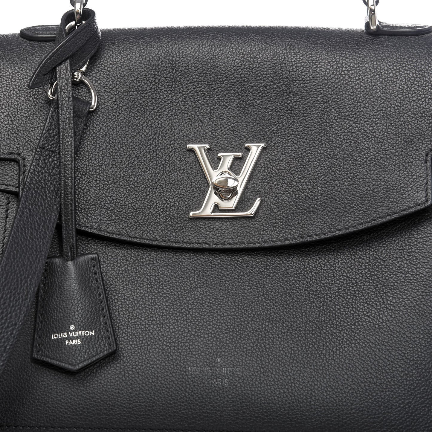 Soft Calfskin Lockme Ever Black