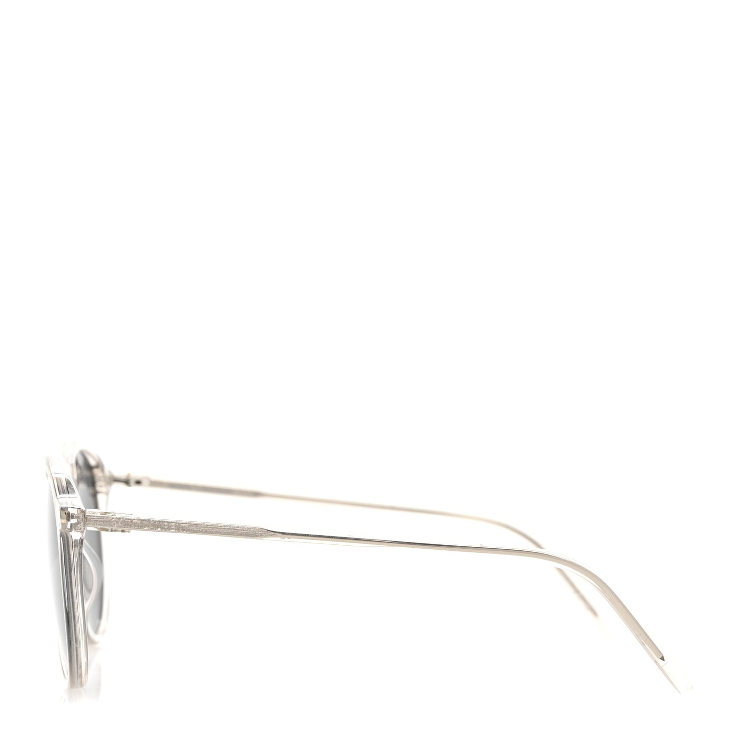 Acetate Thin Pilot Sunglasses SE 667 Transparent