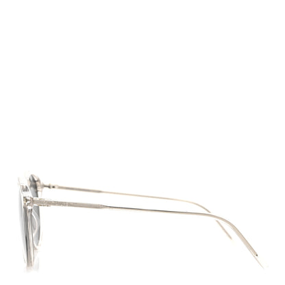 Saint Laurent Acetate Thin Pilot Sunglasses SE 667 Transparent 3 of 9