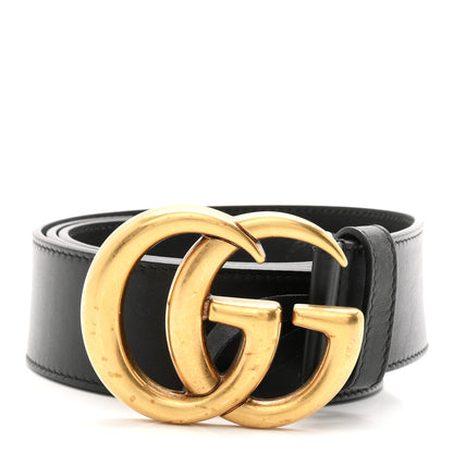Gucci Calfskin Double G 40mm Belt 90 36 Black 1 of 5