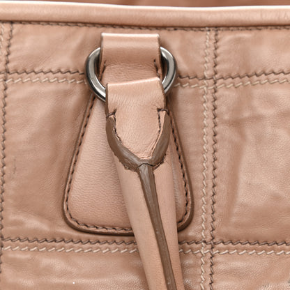 Prada Nappa Antique Stitched Satchel Cammeo 20 of 25