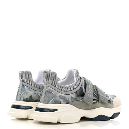 Christian Dior Technical Fabric Shaded Camouflage Womens D-Wander Sneakers 39 Denim Blue 4 of 8