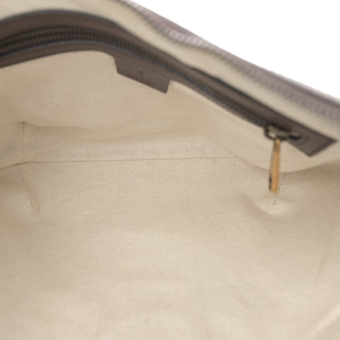 GG Supreme Monogram Web Small Ophidia Half Moon Hobo Brown