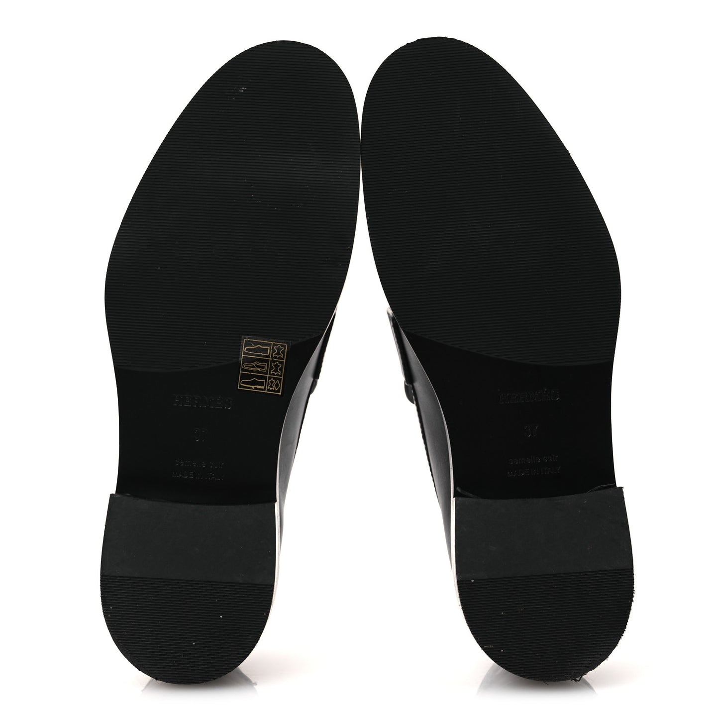Calfskin Womens Hot Loafer 37 Black
