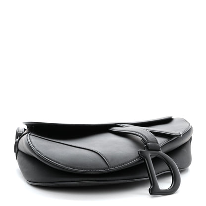 Christian Dior Ultra Matte Calfskin Saddle Bag Black 4 of 12