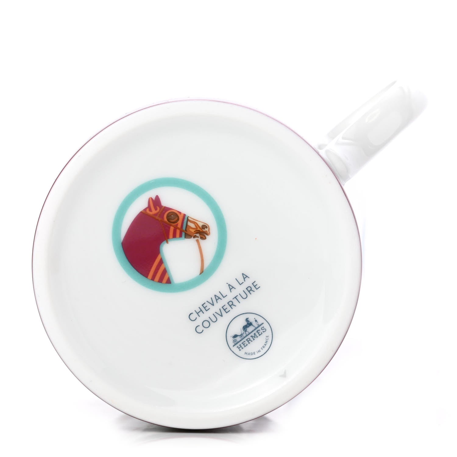 Hermes Porcelain Cheval A La Couverture Mug 5 of 8