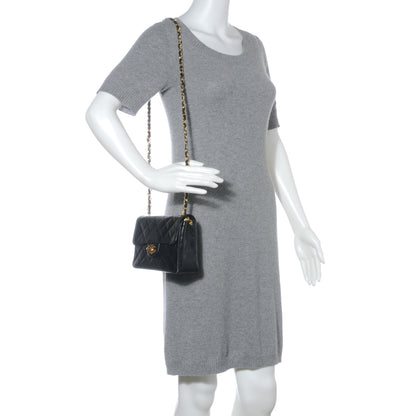 Chanel Lizard Mini Square Flap Black 2 of 9