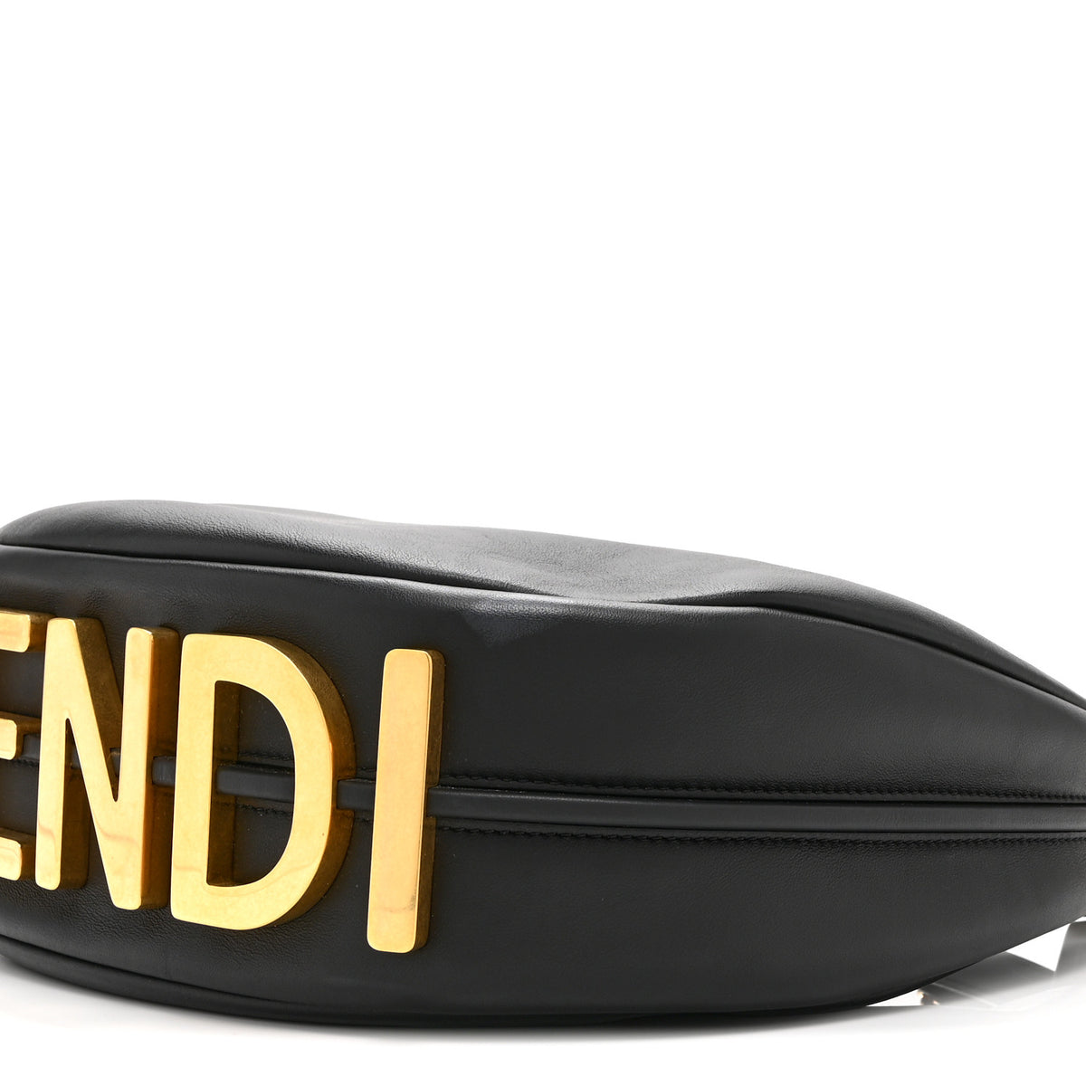 Fendi Vitello Grace Matte Small Fendigraphy Hobo Bag Black 11 of 11