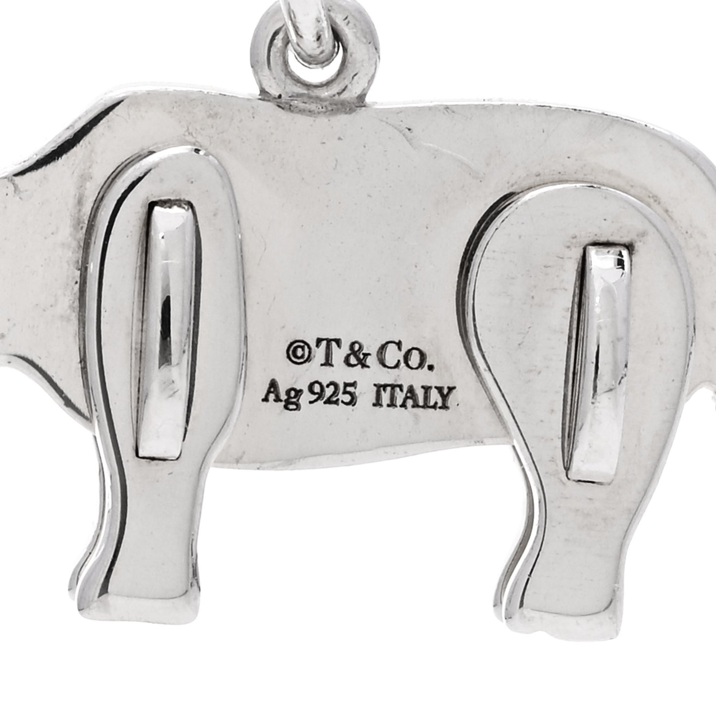 Sterling Silver Save the Wild Rhino Charm