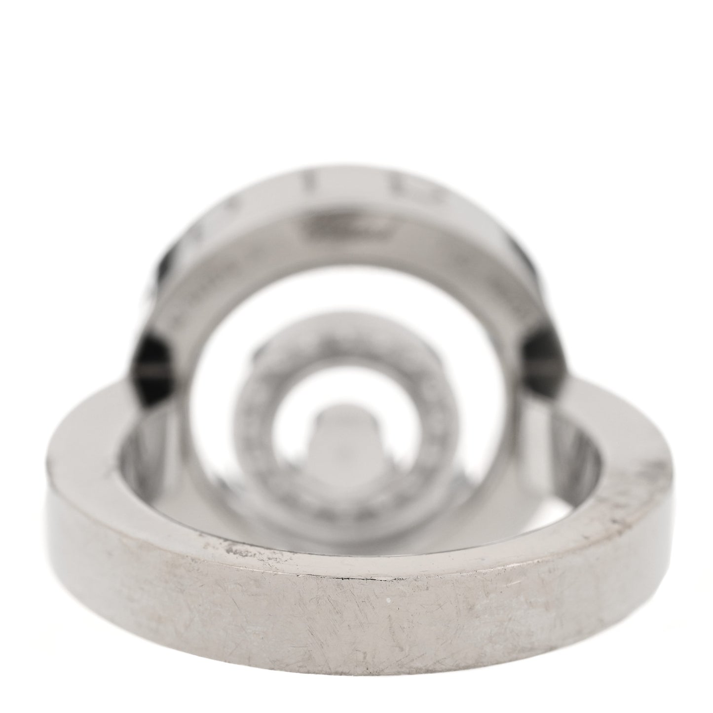 18K White Gold Diamond Happy Spirit Ring 53 6.5
