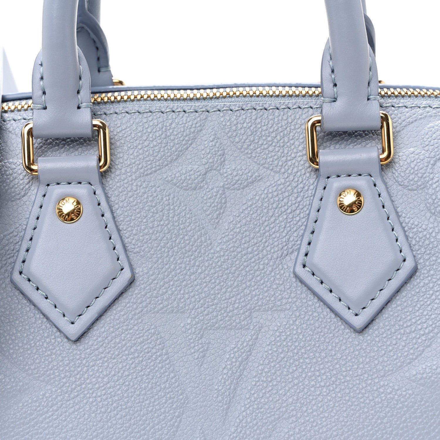 Louis Vuitton Empreinte Monogram Giant Speedy Bandouliere 20 Blue Hour 7 of 9