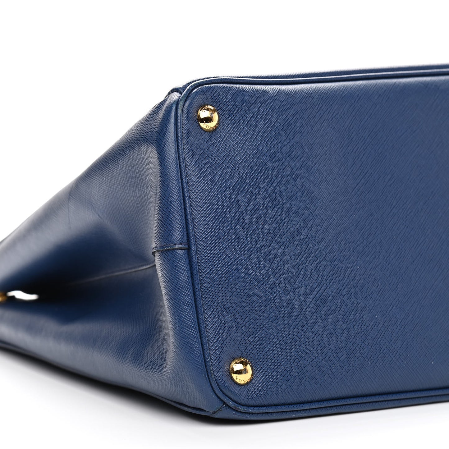 Saffiano Large Galleria Double Zip Tote Cobalto