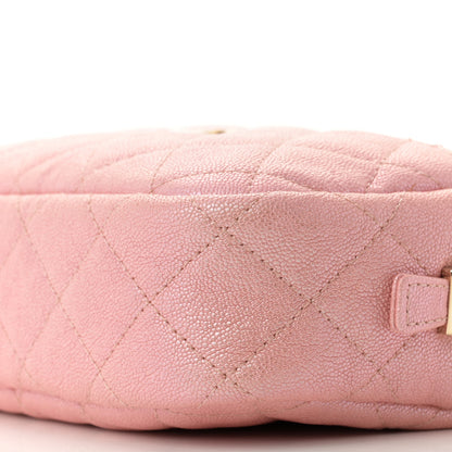 Chanel Iridescent Caviar Quilted Small Timeless Camera Case Pink 10 of 10