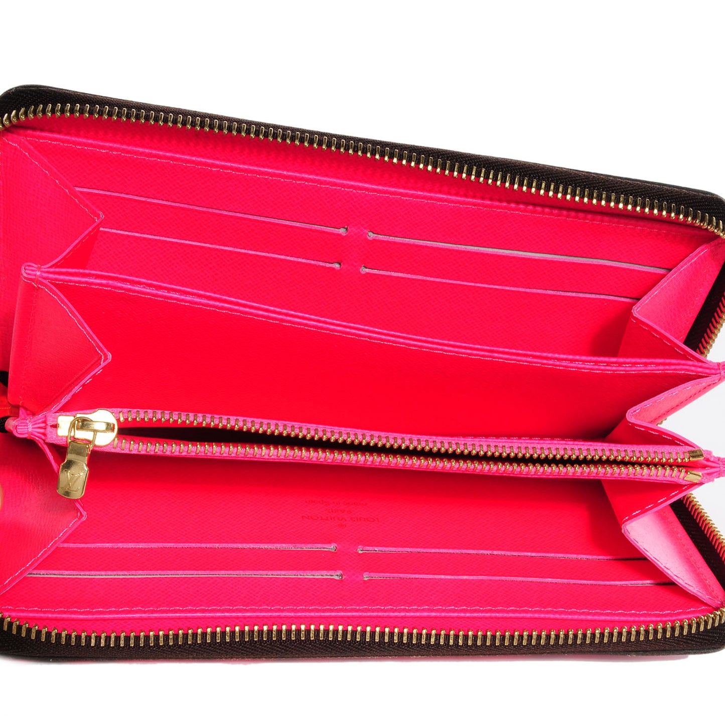 Monogram Graffiti Zippy Wallet Fuchsia