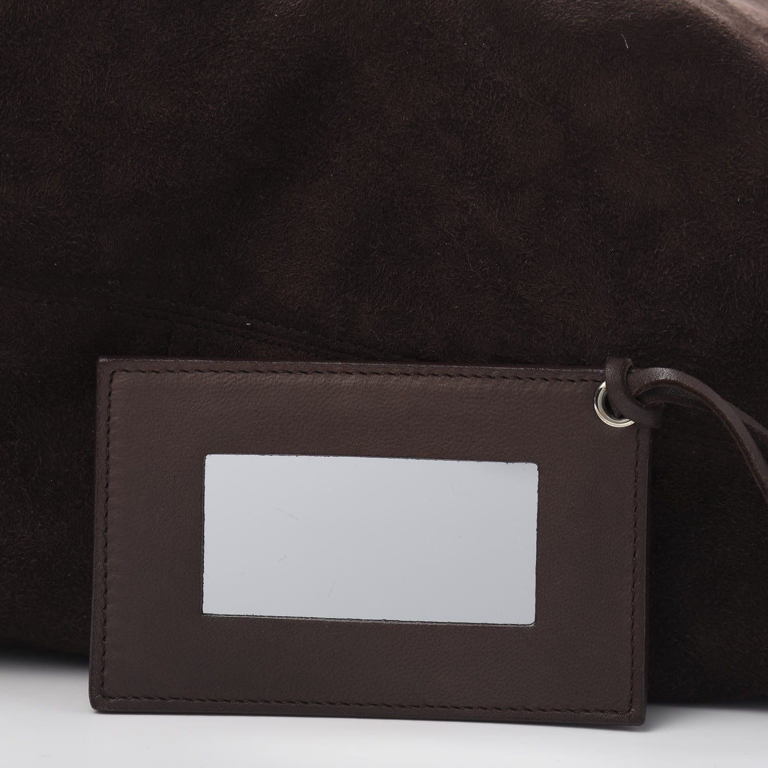 Balenciaga Suede Calfskin B Hobo Brown 16 of 18