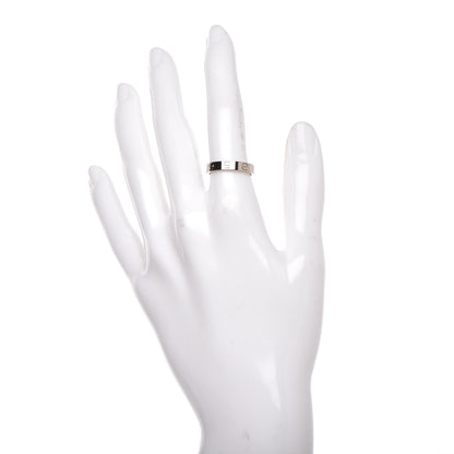 Cartier 18K White Gold 3.5mm LOVE Wedding Band Ring 51 5.75 2 of 4
