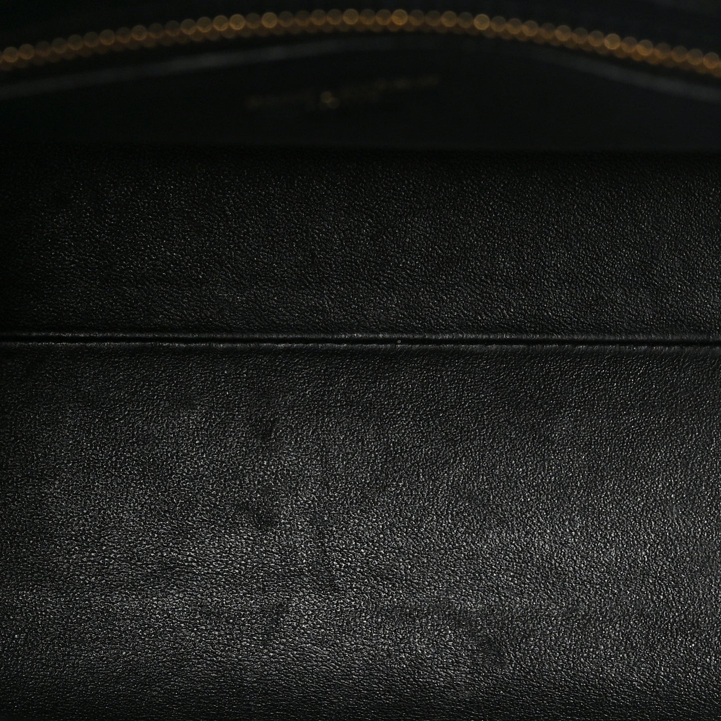Python Calfskin Embossed Monogram Baby Cabas Black