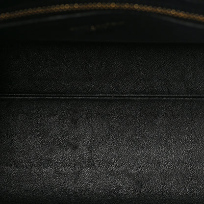 Saint Laurent Python Calfskin Embossed Monogram Baby Cabas Black 5 of 8