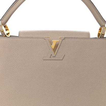 Louis Vuitton Taurillon Capucines MM Galet 6 of 9
