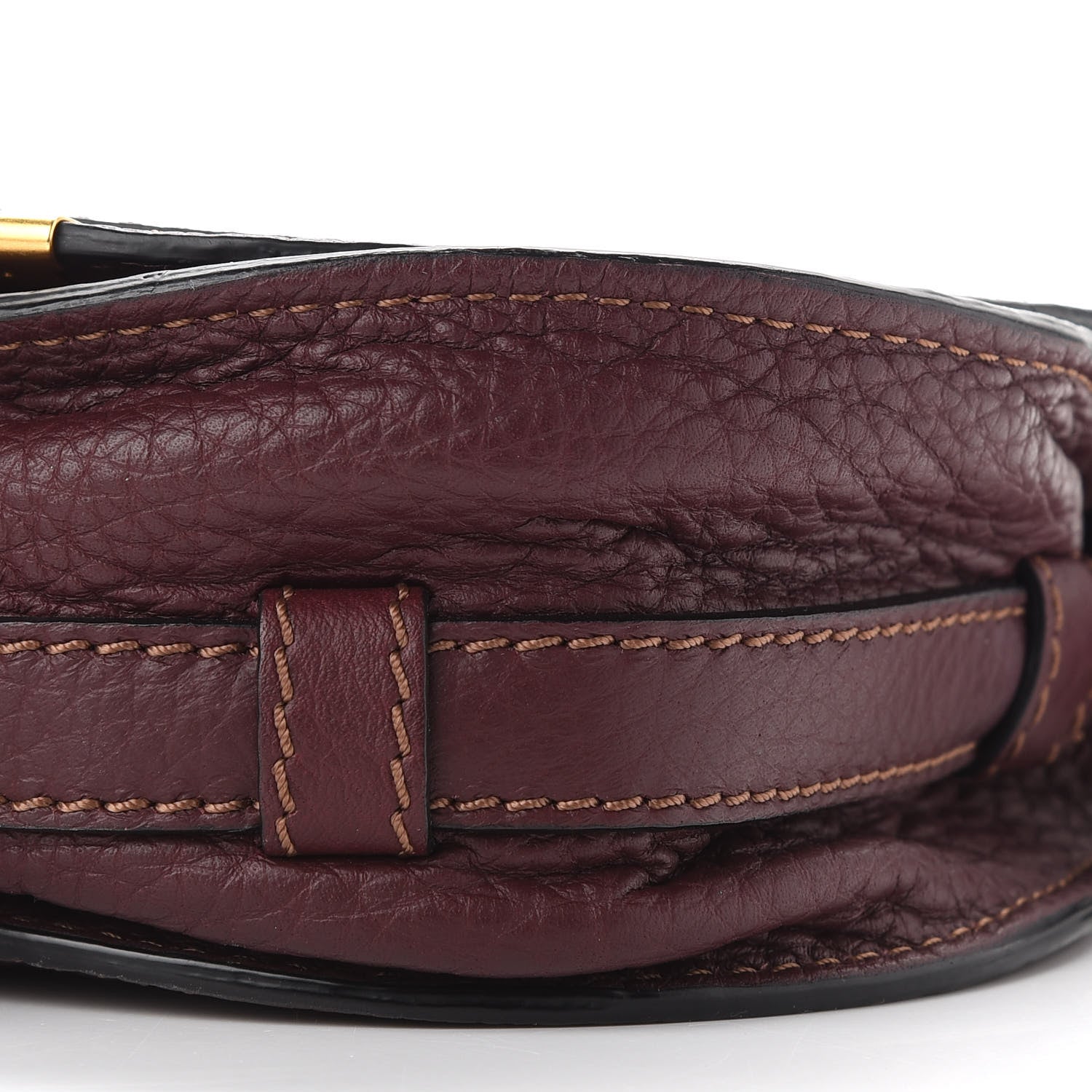 Chloe Calfskin Mini Marcie Round Crossbody Bag Wild Purple 8 of 8