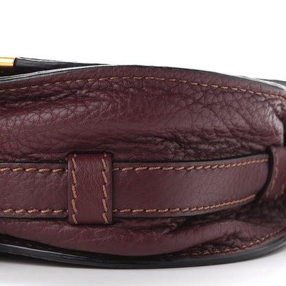 Chloe Calfskin Mini Marcie Round Crossbody Bag Wild Purple 8 of 8
