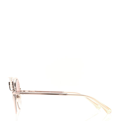 Chanel Round Pearl Sunglasses 4247-H Pink Gold 3 of 8