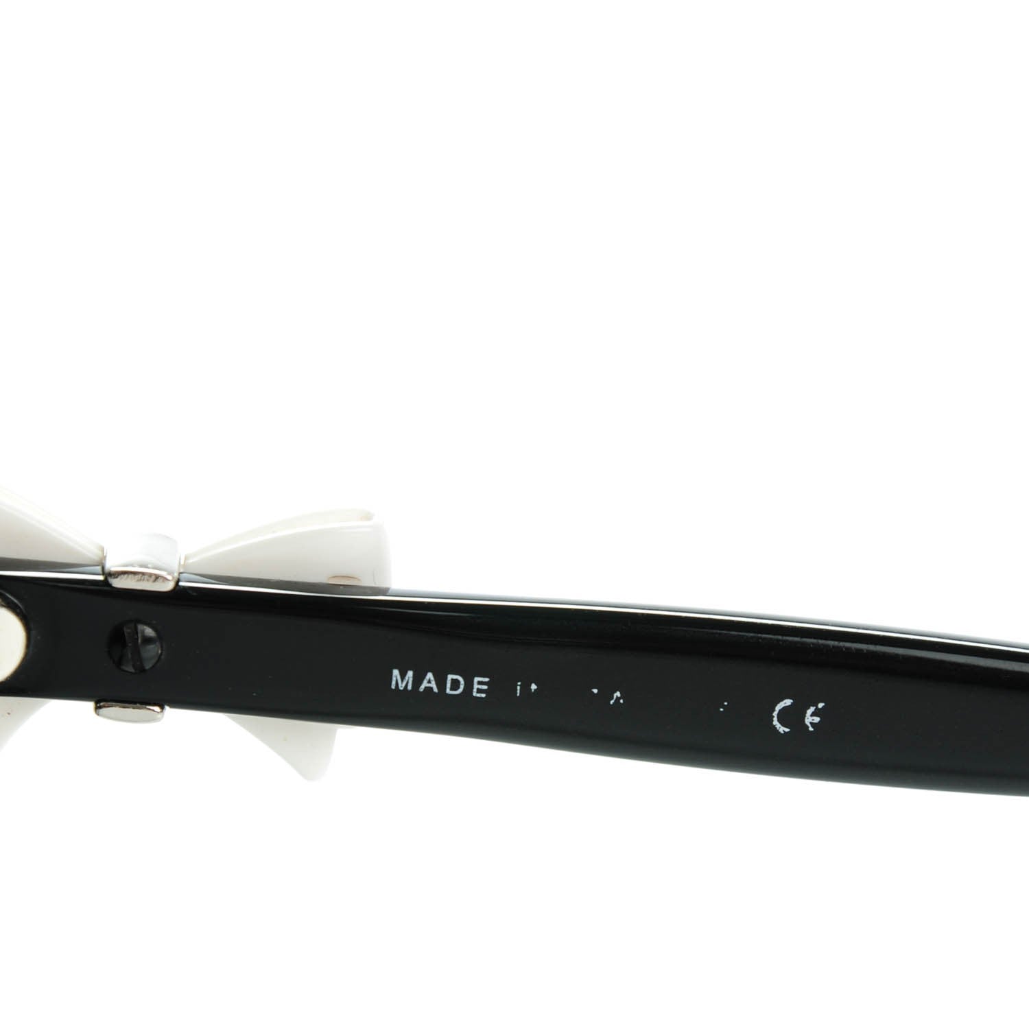 Chanel CC Bow Sunglasses 5171 Black White 6 of 6