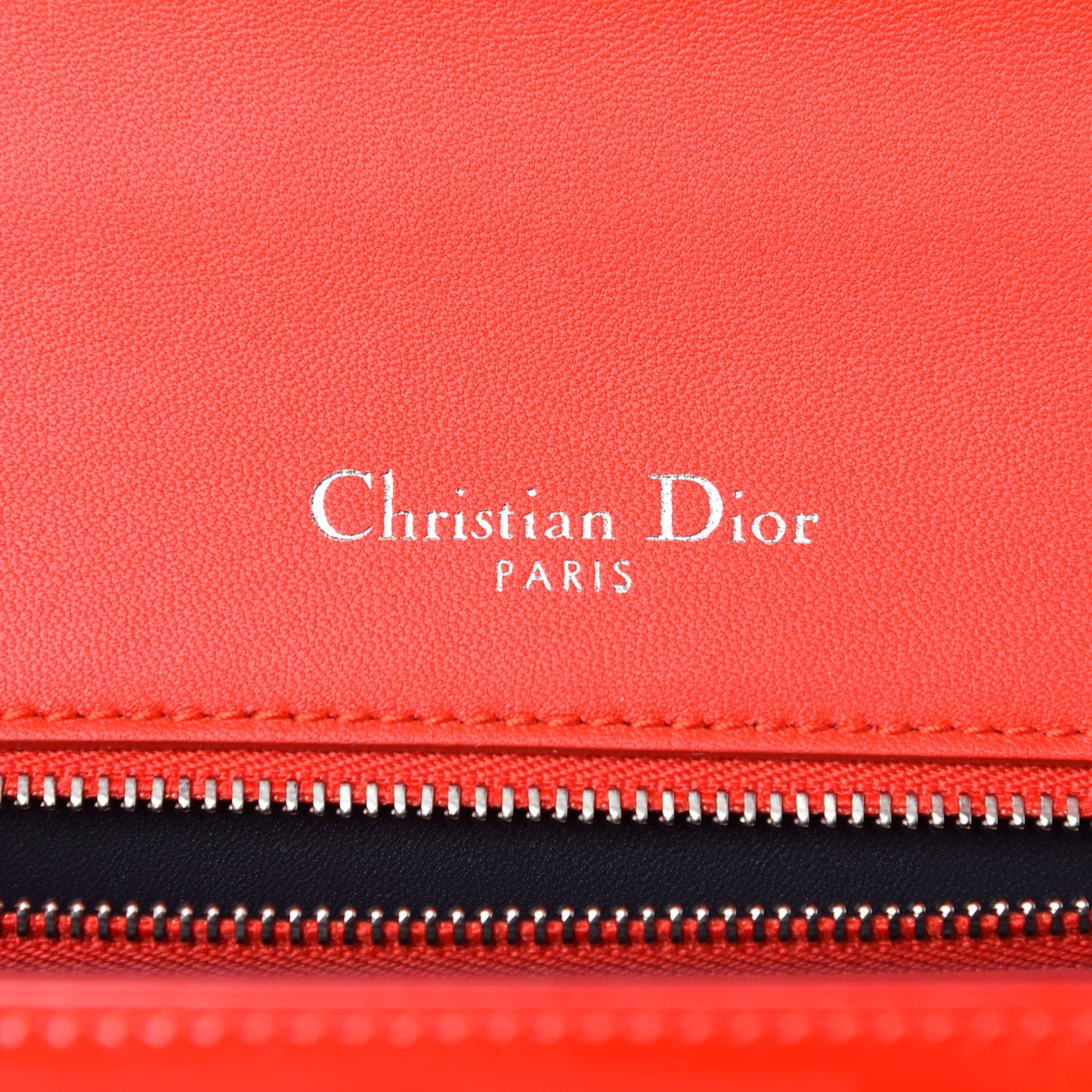 Patent Micro-Cannage Medium Diorama Flap Bag Red