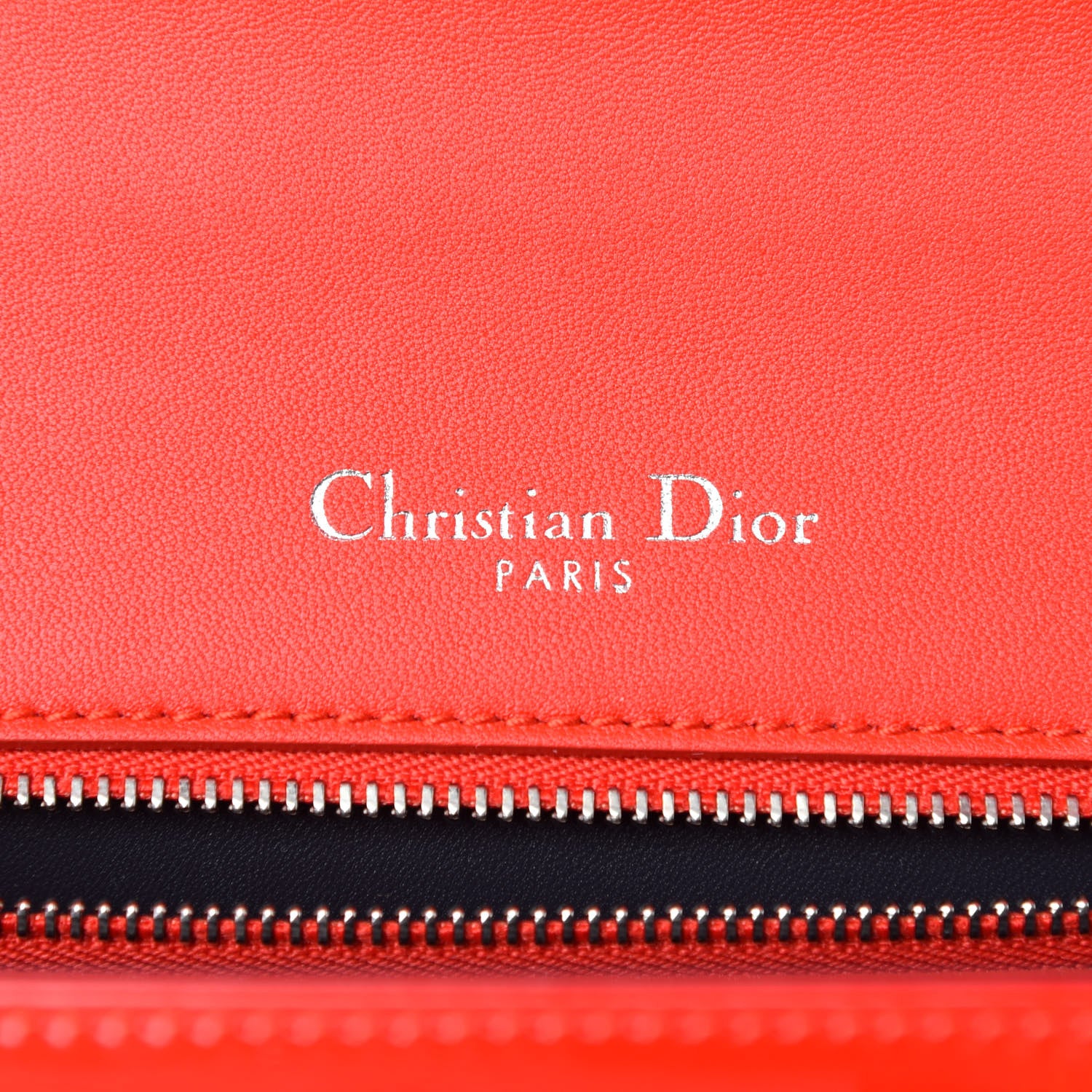 Christian Dior Patent Micro-Cannage Medium Diorama Flap Bag Red 8 of 11