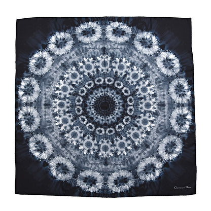 Christian Dior Silk KaleiDioroscopic Scarf 90 Blue 2 of 5