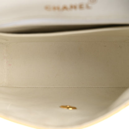 Chanel Patent Quilted Top Handle Single Flap Light Beige 5 of 16